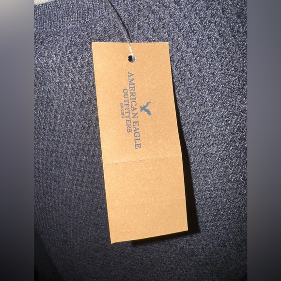 American Eagle Outfitters split sleeve dress. Solid Gray Size L. NWT - Picture 7 of 12